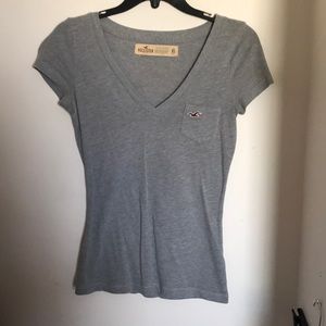 Grey Hollister Pocket Tee
